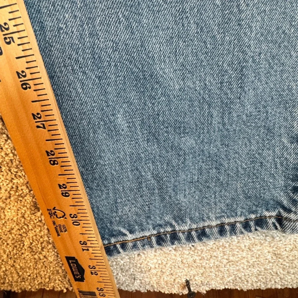 Levis 550 Vintage Relaxed Fit Jeans Mens 36x34 Medium Wash Blue Denim Y2K